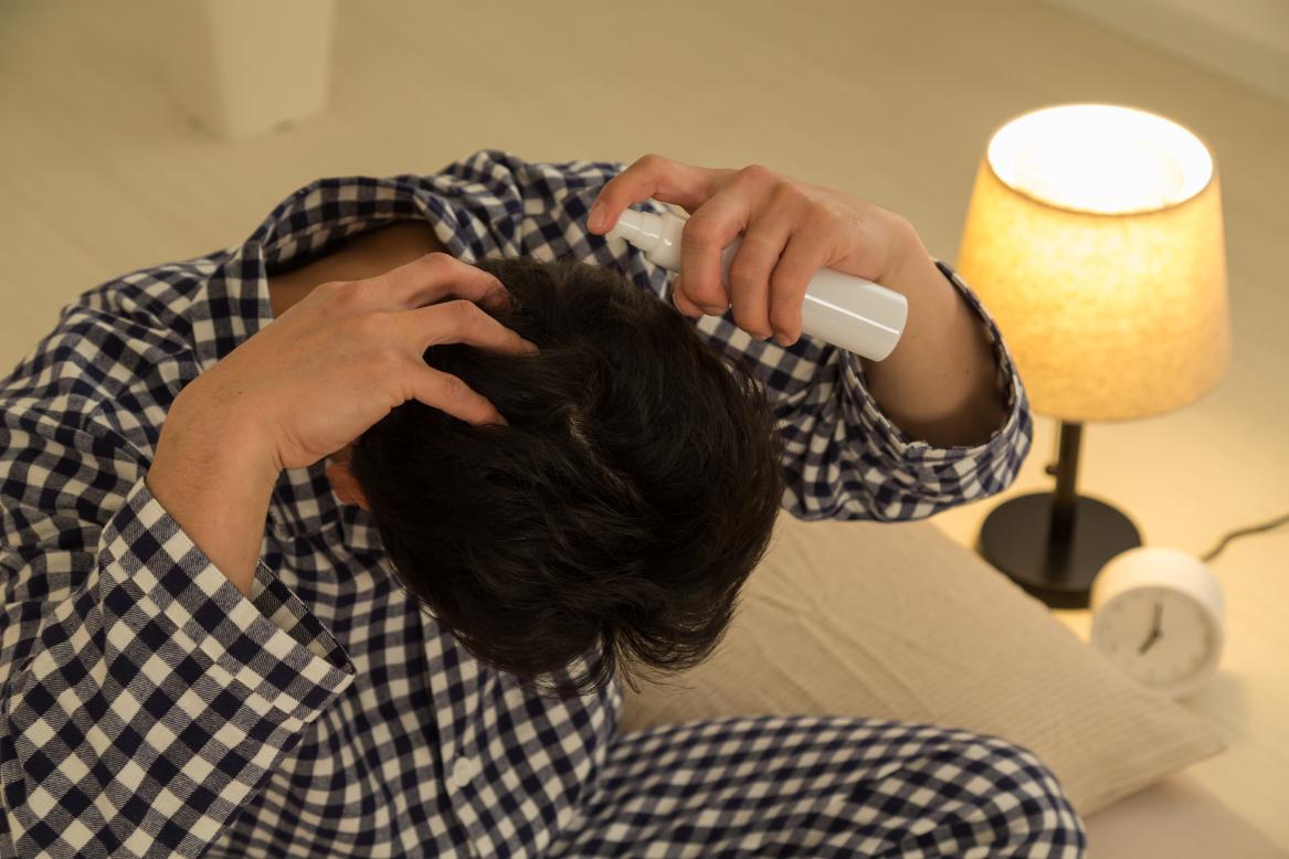 頭皮按摩搭配養髮液使用